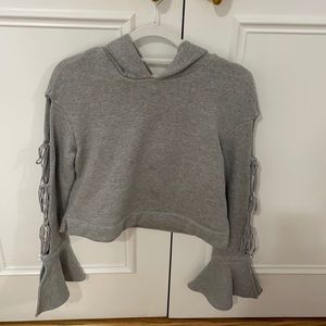 Jonathan Simkhai cropped hooded sweatshirt
